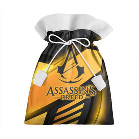 Подарочный 3D мешок с принтом Assassins Creed в Новосибирске, 100% полиэстер | Размер: 29*39 см | анимус | ассасина | дезмонд | кредо | крестовый | майлс | тамплиер