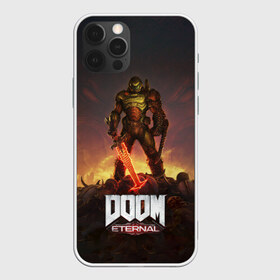 Чехол для iPhone 12 Pro Max с принтом DOOM ETERNAL в Новосибирске, Силикон |  | Тематика изображения на принте: doom | doom eternal | eternal | дум | дуум