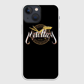 Чехол для iPhone 13 mini с принтом Metallica Vintage 2 в Новосибирске,  |  | Тематика изображения на принте: hard rock | metal | metallica | rock | vintage | металл | рок