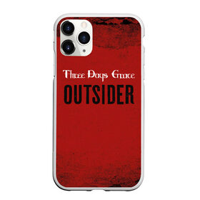 Чехол для iPhone 11 Pro Max матовый с принтом Three days grace Outsider в Новосибирске, Силикон |  | days | grace | outsider | three | аутсайдер