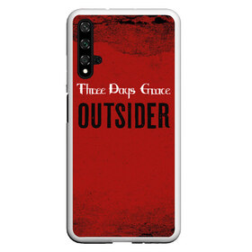 Чехол для Honor 20 с принтом Three days grace Outsider в Новосибирске, Силикон | Область печати: задняя сторона чехла, без боковых панелей | days | grace | outsider | three | аутсайдер