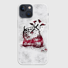 Чехол для iPhone 13 mini с принтом Three Days Grace в Новосибирске,  |  | Тематика изображения на принте: art | bird | metal | music | pain | rock | snake | three days grace | арт | змея | метал | музыка | птица | рок