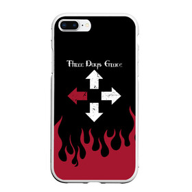 Чехол для iPhone 7Plus/8 Plus матовый с принтом Three Days Grace в Новосибирске, Силикон | Область печати: задняя сторона чехла, без боковых панелей | Тематика изображения на принте: days | grace | music | rock | three | three days grace | музыка | рок