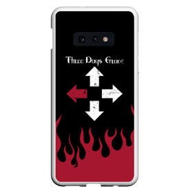 Чехол для Samsung S10E с принтом Three Days Grace в Новосибирске, Силикон | Область печати: задняя сторона чехла, без боковых панелей | days | grace | music | rock | three | three days grace | музыка | рок