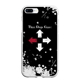 Чехол для iPhone 7Plus/8 Plus матовый с принтом Three Days Grace в Новосибирске, Силикон | Область печати: задняя сторона чехла, без боковых панелей | Тематика изображения на принте: days | grace | music | rock | three | three days grace | музыка | рок