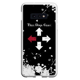 Чехол для Samsung S10E с принтом Three Days Grace в Новосибирске, Силикон | Область печати: задняя сторона чехла, без боковых панелей | Тематика изображения на принте: days | grace | music | rock | three | three days grace | музыка | рок