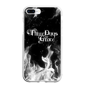 Чехол для iPhone 7Plus/8 Plus матовый с принтом Three Days Grace в Новосибирске, Силикон | Область печати: задняя сторона чехла, без боковых панелей | Тематика изображения на принте: three days grace