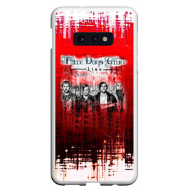 Чехол для Samsung S10E с принтом Three Days Grace в Новосибирске, Силикон | Область печати: задняя сторона чехла, без боковых панелей | Тематика изображения на принте: days | grace | three | альтернативный | группа | метал | ню метал | пост гранж | рок | хард рок