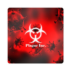 Магнит виниловый Квадрат с принтом PLAGUE INC. в Новосибирске, полимерный материал с магнитным слоем | размер 9*9 см, закругленные углы | Тематика изображения на принте: molecule | plague inc | абстракция | бактерии | вирус | клетки | медицина | микробы | молекулы | наука | нейрон | нейроны | планета | текстура | текстуры | формула