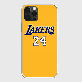 Чехол для iPhone 12 Pro с принтом Kobe Bryant в Новосибирске, силикон | область печати: задняя сторона чехла, без боковых панелей | kobe bryants | lakers | lakers 24 | los angeles lakers | коби брайант