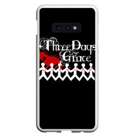 Чехол для Samsung S10E с принтом Three days grace в Новосибирске, Силикон | Область печати: задняя сторона чехла, без боковых панелей | Тематика изображения на принте: days | grace | three | three days grace | альтернативный метал | альтернативный рок | брэд уолст барри сток | гонтье | мэтт уолст | ню металнил сандерсон | постгранж | хард рок