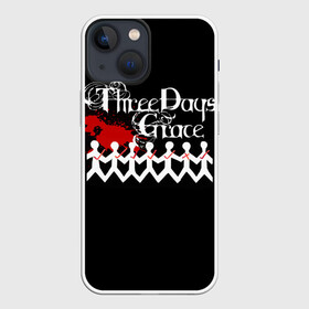 Чехол для iPhone 13 mini с принтом Three days grace в Новосибирске,  |  | Тематика изображения на принте: days | grace | three | three days grace | альтернативный метал | альтернативный рок | брэд уолст барри сток | гонтье | мэтт уолст | ню металнил сандерсон | постгранж | хард рок