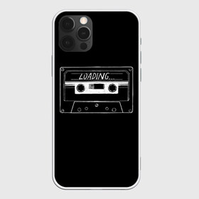 Чехол для iPhone 12 Pro Max с принтом Loading в Новосибирске, Силикон |  | Тематика изображения на принте: hieroglyph | japanese | loading | загрузка | иероглиф | кассета | японский