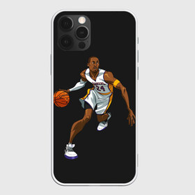 Чехол для iPhone 12 Pro Max с принтом Kobe Bryant в Новосибирске, Силикон |  | Тематика изображения на принте: 08 | 24 | 8 | angeles | basketball | bryant | gigi | goat | kobe | lakers | legend | los | mamba | rip | sport | баскетбол | брайант | коби | легенда | мамба | роспись | спорт