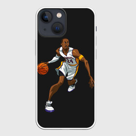 Чехол для iPhone 13 mini с принтом Kobe Bryant в Новосибирске,  |  | 08 | 24 | 8 | angeles | basketball | bryant | gigi | goat | kobe | lakers | legend | los | mamba | rip | sport | баскетбол | брайант | коби | легенда | мамба | роспись | спорт