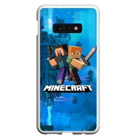 Чехол для Samsung S10E с принтом Minecraft Майнкрафт в Новосибирске, Силикон | Область печати: задняя сторона чехла, без боковых панелей | days | grace | music | rock | three | three days grace | музыка | рок