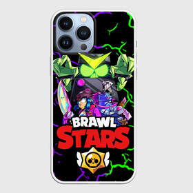 Чехол для iPhone 13 Pro Max с принтом BRAWL STARS в Новосибирске,  |  | Тематика изображения на принте: brawlstars | crow | dyna | dynamike | leon | leonskin | mike | mr p | sally | shark | битваогней | бравлстарc | бравлстарз | динамайк | игра | игры | леон | мистер пи | мультик | старз