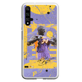 Чехол для Honor 20 с принтом Kobe Bryant в Новосибирске, Силикон | Область печати: задняя сторона чехла, без боковых панелей | angeles | bryant | kobe | lakers | los | nba | баскетбольный | клуб