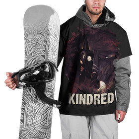 Накидка на куртку 3D с принтом Kindred в Новосибирске, 100% полиэстер |  | jinx | kda | league | lol | moba | pentakill | riot | rise | rus | skins | варвик | варус | воин | легенд | лига | лол | маг | стрелок | танк | чемпион