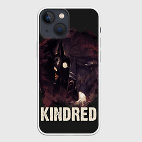 Чехол для iPhone 13 mini с принтом Kindred в Новосибирске,  |  | jinx | kda | league | lol | moba | pentakill | riot | rise | rus | skins | варвик | варус | воин | легенд | лига | лол | маг | стрелок | танк | чемпион