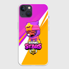 Чехол для iPhone 13 с принтом Brawl stars Sandy в Новосибирске,  |  | brawl stars | brawl stars sandy | legendary brawler | leon | leon shark | sandy | shark | stars | акула | бравл стар сэнди | леон акула | сенди | сэнди