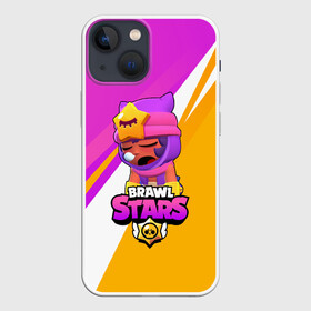 Чехол для iPhone 13 mini с принтом Brawl stars Sandy в Новосибирске,  |  | brawl stars | brawl stars sandy | legendary brawler | leon | leon shark | sandy | shark | stars | акула | бравл стар сэнди | леон акула | сенди | сэнди