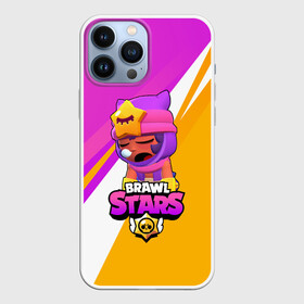 Чехол для iPhone 13 Pro Max с принтом Brawl stars Sandy в Новосибирске,  |  | Тематика изображения на принте: brawl stars | brawl stars sandy | legendary brawler | leon | leon shark | sandy | shark | stars | акула | бравл стар сэнди | леон акула | сенди | сэнди