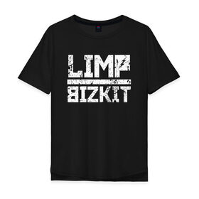 Мужская футболка хлопок Oversize с принтом LIMP BIZKIT в Новосибирске, 100% хлопок | свободный крой, круглый ворот, “спинка” длиннее передней части | dj lethal | limp bizkit | rock | джон отто | лимп бизкит | майк смит | музыка | роб уотерс | рок | сэм риверс | терри бальзамо | уэс борланд | фред дёрст