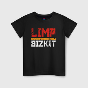 Детская футболка хлопок с принтом LIMP BIZKIT в Новосибирске, 100% хлопок | круглый вырез горловины, полуприлегающий силуэт, длина до линии бедер | dj lethal | limp bizkit | rock | джон отто | лимп бизкит | майк смит | музыка | роб уотерс | рок | сэм риверс | терри бальзамо | уэс борланд | фред дёрст