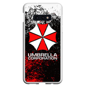 Чехол для Samsung S10E с принтом UMBRELLA CORP в Новосибирске, Силикон | Область печати: задняя сторона чехла, без боковых панелей | ada wong | biohazard | leon | nemesis | project resistance | raccoon city | re2 | resident evil 2 | rpd | stars | umbrella | ада вонг | амбрелла | немесис | ужасы