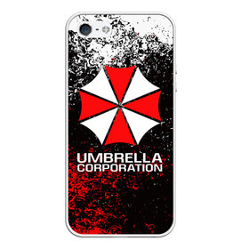 Чехол для iPhone 5/5S матовый с принтом UMBRELLA CORP в Новосибирске, Силикон | Область печати: задняя сторона чехла, без боковых панелей | ada wong | biohazard | leon | nemesis | project resistance | raccoon city | re2 | resident evil 2 | rpd | stars | umbrella | ада вонг | амбрелла | немесис | ужасы