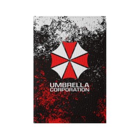 Обложка для паспорта матовая кожа с принтом UMBRELLA CORP в Новосибирске, натуральная матовая кожа | размер 19,3 х 13,7 см; прозрачные пластиковые крепления | Тематика изображения на принте: ada wong | biohazard | leon | nemesis | project resistance | raccoon city | re2 | resident evil 2 | rpd | stars | umbrella | ада вонг | амбрелла | немесис | ужасы