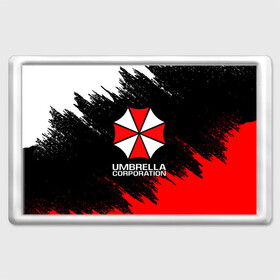 Магнит 45*70 с принтом UMBRELLA CORP в Новосибирске, Пластик | Размер: 78*52 мм; Размер печати: 70*45 | Тематика изображения на принте: ada wong | biohazard | leon | nemesis | project resistance | raccoon city | re2 | resident evil 2 | rpd | stars | umbrella | ада вонг | амбрелла | немесис | ужасы