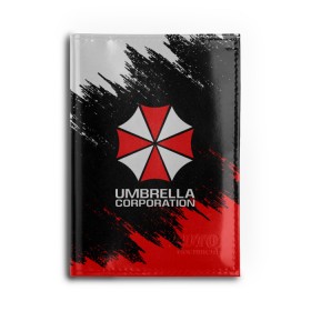 Обложка для автодокументов с принтом UMBRELLA CORP в Новосибирске, натуральная кожа |  размер 19,9*13 см; внутри 4 больших “конверта” для документов и один маленький отдел — туда идеально встанут права | ada wong | biohazard | leon | nemesis | project resistance | raccoon city | re2 | resident evil 2 | rpd | stars | umbrella | ада вонг | амбрелла | немесис | ужасы