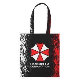 Сумка 3D повседневная с принтом UMBRELLA CORP в Новосибирске, 100% полиэстер | Плотность: 200 г/м2; Размер: 34×35 см; Высота лямок: 30 см | ada wong | biohazard | leon | nemesis | project resistance | raccoon city | re2 | resident evil 2 | rpd | stars | umbrella | ада вонг | амбрелла | немесис | ужасы