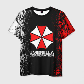 Мужская футболка 3D с принтом UMBRELLA CORP в Новосибирске, 100% полиэфир | прямой крой, круглый вырез горловины, длина до линии бедер | ada wong | biohazard | leon | nemesis | project resistance | raccoon city | re2 | resident evil 2 | rpd | stars | umbrella | ада вонг | амбрелла | немесис | ужасы