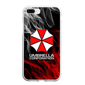 Чехол для iPhone 7Plus/8 Plus матовый с принтом UMBRELLA CORP в Новосибирске, Силикон | Область печати: задняя сторона чехла, без боковых панелей | ada wong | biohazard | leon | nemesis | project resistance | raccoon city | re2 | resident evil 2 | rpd | stars | umbrella | ада вонг | амбрелла | немесис | ужасы