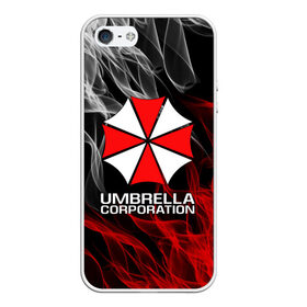 Чехол для iPhone 5/5S матовый с принтом UMBRELLA CORP в Новосибирске, Силикон | Область печати: задняя сторона чехла, без боковых панелей | ada wong | biohazard | leon | nemesis | project resistance | raccoon city | re2 | resident evil 2 | rpd | stars | umbrella | ада вонг | амбрелла | немесис | ужасы