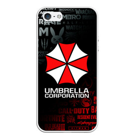 Чехол для iPhone 5/5S матовый с принтом RESIDENT EVIL (UMBRELLA CORP) в Новосибирске, Силикон | Область печати: задняя сторона чехла, без боковых панелей | ada wong | biohazard | leon | nemesis | project resistance | raccoon city | re | re3 | resident evil | resident evil 3 | rpd | stars | umbrella | ада вонг | амбрелла | немезис | ужасы