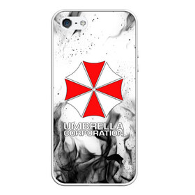 Чехол для iPhone 5/5S матовый с принтом UMBRELLA CORP в Новосибирске, Силикон | Область печати: задняя сторона чехла, без боковых панелей | ada wong | biohazard | leon | nemesis | project resistance | raccoon city | re2 | resident evil 2 | rpd | stars | umbrella | ада вонг | амбрелла | немесис | ужасы