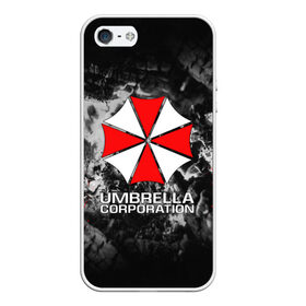 Чехол для iPhone 5/5S матовый с принтом UMBRELLA CORP в Новосибирске, Силикон | Область печати: задняя сторона чехла, без боковых панелей | ada wong | biohazard | leon | nemesis | project resistance | raccoon city | re2 | resident evil 2 | rpd | stars | umbrella | ада вонг | амбрелла | немесис | ужасы