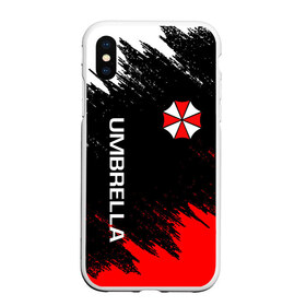 Чехол для iPhone XS Max матовый с принтом UMBRELLA CORP в Новосибирске, Силикон | Область печати: задняя сторона чехла, без боковых панелей | ada wong | biohazard | leon | nemesis | project resistance | raccoon city | re2 | resident evil 2 | rpd | stars | umbrella | ада вонг | амбрелла | немесис | ужасы