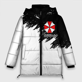 Женская зимняя куртка 3D с принтом UMBRELLA CORP в Новосибирске, верх — 100% полиэстер; подкладка — 100% полиэстер; утеплитель — 100% полиэстер | длина ниже бедра, силуэт Оверсайз. Есть воротник-стойка, отстегивающийся капюшон и ветрозащитная планка. 

Боковые карманы с листочкой на кнопках и внутренний карман на молнии | ada wong | biohazard | leon | nemesis | project resistance | raccoon city | re2 | resident evil 2 | rpd | stars | umbrella | ада вонг | амбрелла | немесис | ужасы