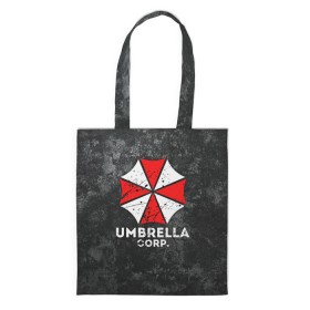 Сумка 3D повседневная с принтом UMBRELLA CORP в Новосибирске, 100% полиэстер | Плотность: 200 г/м2; Размер: 34×35 см; Высота лямок: 30 см | ada wong | biohazard | leon | nemesis | project resistance | raccoon city | re2 | resident evil 2 | rpd | stars | umbrella | ада вонг | амбрелла | немесис | ужасы