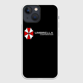 Чехол для iPhone 13 mini с принтом Umbrella Corporation в Новосибирске,  |  | апокалипсис | зла | зомби | обитель | твирус