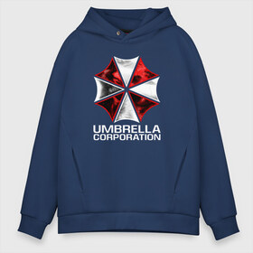 Мужское худи Oversize хлопок с принтом UMBRELLA CORP в Новосибирске, френч-терри — 70% хлопок, 30% полиэстер. Мягкий теплый начес внутри —100% хлопок | боковые карманы, эластичные манжеты и нижняя кромка, капюшон на магнитной кнопке | ada wong | biohazard | leon | nemesis | project resistance | raccoon city | re2 | resident evil 2 | rpd | stars | umbrella | ада вонг | амбрелла | немесис | ужасы