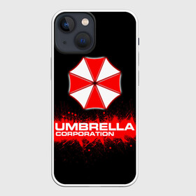Чехол для iPhone 13 mini с принтом Umbrella Corporation в Новосибирске,  |  | corporation | umbrella | umbrella corporation | амбрела | амбрелла корпорейшн | военная корпорация | корпорация | фармацевтическая корпорация