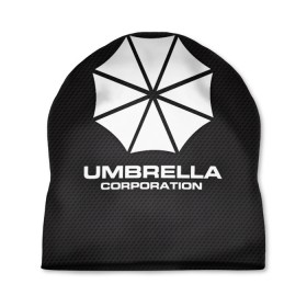 Шапка 3D с принтом Umbrella Corporation в Новосибирске, 100% полиэстер | универсальный размер, печать по всей поверхности изделия | corporation | umbrella | umbrella corporation | амбрела | амбрелла корпорейшн | военная корпорация | корпорация | фармацевтическая корпорация