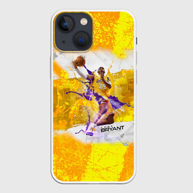 Чехол для iPhone 13 mini с принтом Kobe Bryant в Новосибирске,  |  | angeles | bryant | kobe | lakers | los | nba | баскетбольный | клуб