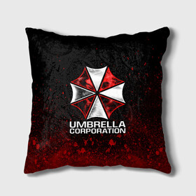 Подушка 3D с принтом UMBRELLA CORP в Новосибирске, наволочка – 100% полиэстер, наполнитель – холлофайбер (легкий наполнитель, не вызывает аллергию). | состоит из подушки и наволочки. Наволочка на молнии, легко снимается для стирки | ada wong | biohazard | leon | nemesis | project resistance | raccoon city | re2 | resident evil 2 | rpd | stars | umbrella | ада вонг | амбрелла | немесис | ужасы